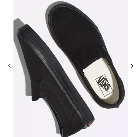 Vans Other - Vans Classic Slip-On Shoe Black & Black